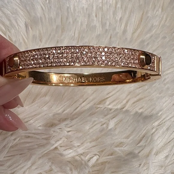 Michael Kors Rose Gold and Silver Sparkle Bracelet - Picture 1 of 8